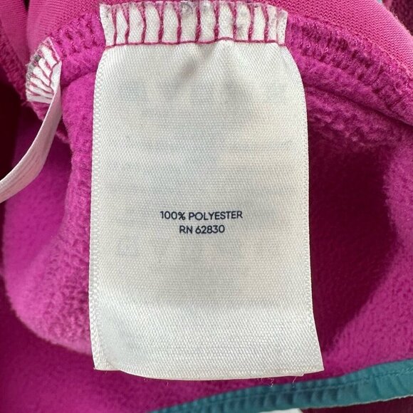 Lands' End Sweatshirt Womens XS 2-4 Heritage Fleece Snap Neck Pullover Purple - Picture 8 of 11